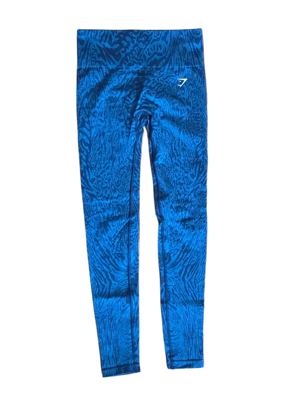 Gymshark Electric Blue Zebra Print Sports Bra & Leggings Set - Picture 3 of 11